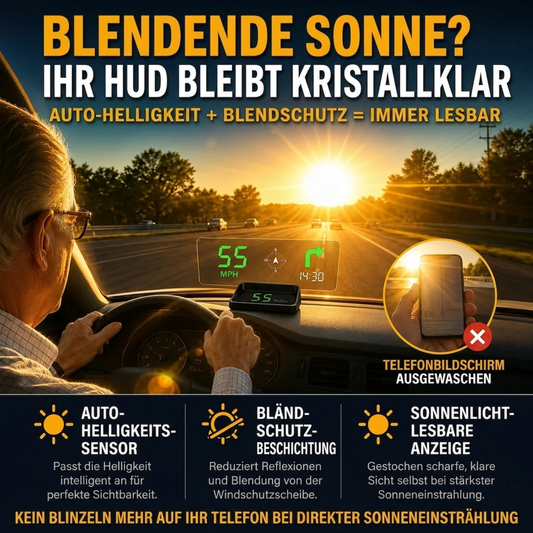 Head-Up-Display (HUD) Auto-GPS Digitaler Tachometer