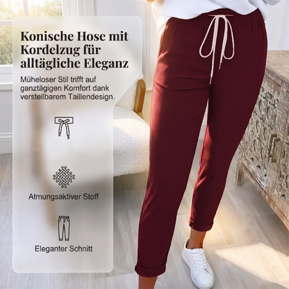 👖 LIMITED-TIME 50% RABATT! ✨ Frauen Jogginghosen – Konischer Schnitt, Kordelzug, Bequem ✨