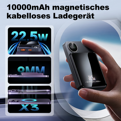 📢📢50 % Rabatt!!🥳💞 50K+ VERKAUFT! ⚡🔋 22,5 W 10.000 mAh Magnetisches Slim Powerbank