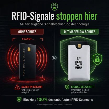 🥳HEISSER SALE 2026🥳💞50.000+ VERKAUFT!👵  RFID-blockierende Kreditkartenhüllen