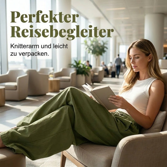 🌸 Weite, plissierte Laternenhose – Jetzt 50% RABATT! ✨🛍️
