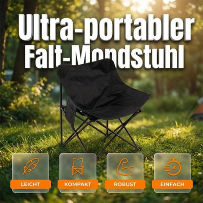Tragbarer, zusammenklappbarer Moon Chair für Camping und Outdoor-Aktivitäten