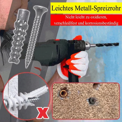 📢📢MEHR KAUFEN MEHR SPAREN🔩Aufgerüstete Gezahnte Eisen-Expansionsschraube