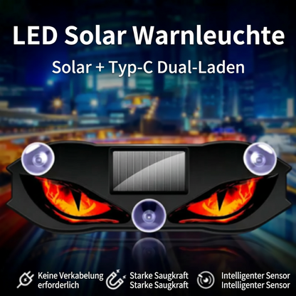 🚗🔆 Solarbetriebene LED-Warnleuchte fürs Auto – 50% RABATT! Solarbetrieben, wetterfest, automatische Aktivierung bei Dunkelheit – für mehr Sicherheit am Straßenrand. 🔥🛡️