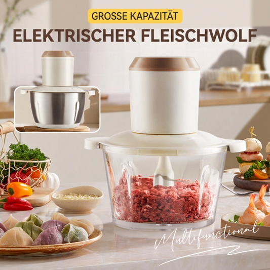 🥩✨ HEISSER VERKAUF: 50% RABATT! Elektrischer Fleischwolf mit großem Fassungsvermögen – Kraftvoll, schnell & perfekt für Hackfleisch, Wurst & mehr 🔪