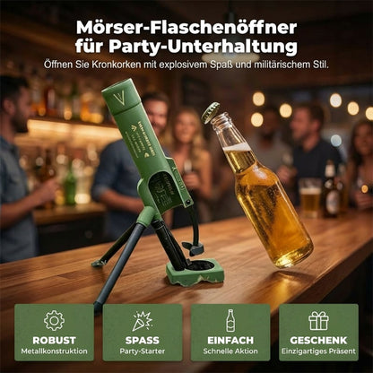 Flaschenöffner in Mörserform