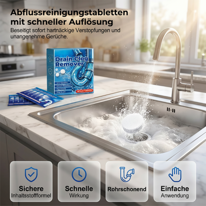 📢📢2 kaufen, 3 gratis⏰Brausetabletten zur Beseitigung von Abflussverstopfungen🫧🧼