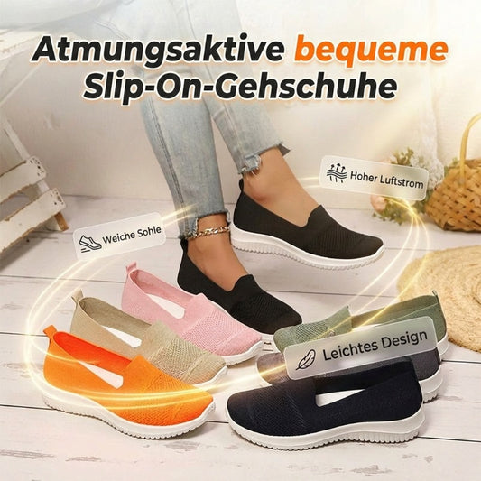 Atmungsaktive Damen-Slipper aus Mesh