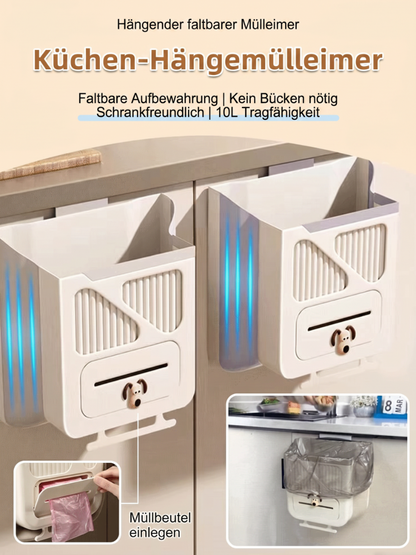 🗑️ 50% RABATT! 🕒 Klappbarer Hängemülleimer – Platzsparend, Hygienisch & Leicht zu Reinigen 🧼