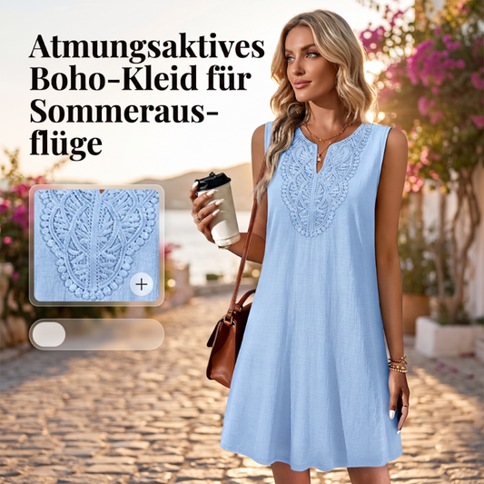 👗 ☀️ Atmungsaktives Sommer Freizeitkleid – Leicht, luftig & perfekt für heiße Tage 🌸 ✨