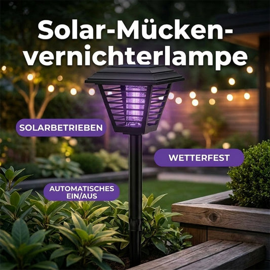 Solarbetriebener 2-in-1-Mückenvernichter & Gartenleuchte