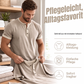 🌿 Kurzärmeliges, atmungsaktives Henley-Shirt mit Kontrast