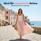 Elegantes Maxikleid mit Korsett-Oberteil und Blumenprint
