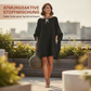 Oversize-Kleid mit Fledermausärmeln für Damen