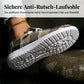 Runde, flache Schnürschuhe für den Alltag