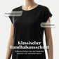 Lässiges Kurzarm-T-Shirt-Kleid für Damen