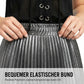 Schimmernder Damen Plissee-Midirock in Metallic-Optik