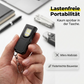 🔦🧲 Mini-Schlüsselanhänger-Taschenlampe – Magnetfuß, USB-C, 3 Modi – hell & immer griffbereit! ✨