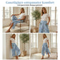 🌸👖Damenhose mit Blumenmuster, hoher Taille und weitem Bein