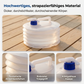 💧BPA-freier Faltwasserbehälter – aus lebensmittelechtem Kunststoff, geruchsneutral & stabil, perfekt für Trinkwasser, Kochen & Outdoor 🏕️