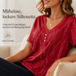 Elegantes bedrucktes Damen-Top mit V-Ausschnitt