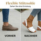 Damen flache Sandalen mit offenem Zehenbereich und Slingback