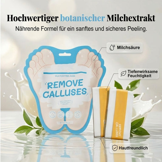 Peeling-Fußmaske zur Entfernung von Hornhaut