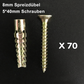 📢📢MEHR KAUFEN MEHR SPAREN🔩Aufgerüstete Gezahnte Eisen-Expansionsschraube