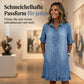 👗Locker sitzendes Jeanskleid mit Rüschen