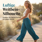 Lässige Damenhose mit geradem Bein