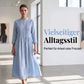 ⏰ Countdown läuft – 50% nur noch 3 Tage!👗50 % Rabatt! Baumwoll-Leinen-Kleid für Damen
