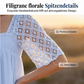 Damenkleid mit Karree-Ausschnitt und Smokdetails