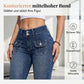 Caprihose für Damen aus Stretch-Denim in Slim-Fit-Passform