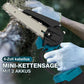🔥 Zeitlich begrenzte Aktion: 50 % Rabatt 🔥 6-Zoll-Akku-Minikettensäge mit 2 Akkus