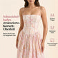 Elegantes Maxikleid mit Korsett-Oberteil und Blumenprint