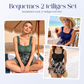 2-teiliges Badeanzug-Set in Übergröße mit figurformendem Effekt