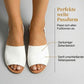 Damen flache Sandalen mit offenem Zehenbereich und Slingback