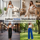 👖 50% Rabatt: Damen High-Waist Weite Hose | Elegant & Bequem für Büro & Alltag ✨