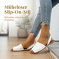 Damen flache Sandalen mit offenem Zehenbereich und Slingback