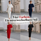🌟 Der Look, den alle suchen – bei uns 50% günstiger! Elegantes Damenkleid mit U-Boot-Ausschnitt und Flatterärmeln