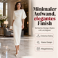 🌟 Der Look, den alle suchen – bei uns 50% günstiger! Elegantes Damenkleid mit U-Boot-Ausschnitt und Flatterärmeln