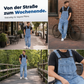 👖 Klassischer Jeansoverall für Herren mit verstellbaren Trägern