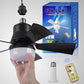 🔥50% Rabatt🔥 2-IN-1 TRAGBARE DECKENVENTILATOR & LICHT mit Fernbedienung