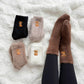 🐮Flauschige Hochlandkuh-Socken