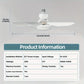 🔥50% Rabatt🔥 2-IN-1 TRAGBARE DECKENVENTILATOR & LICHT mit Fernbedienung