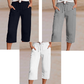 🌿 50% RABATT ✨ Damen Baumwoll-Leinen Hose mit Falten – luftig, bequem & stilvoll 👖