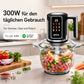 🔪USB-Kabelloser Küchenzerkleinerer für Fleisch, Saucen und mehr – Schnell, hygienisch und einfach! 🍖🥦