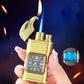 🔥Windfestes Feuerzeug, Vintage-Armbanduhr, Jet-Flammen-Taschenlampe🔥