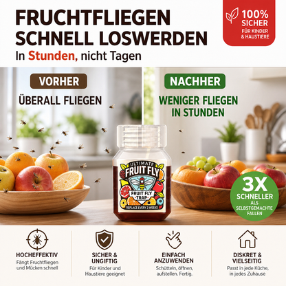🔥 Heute -50 % 🍎 Lockstoff für Fruchtfliegenfallen