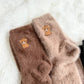 🐮Flauschige Hochlandkuh-Socken